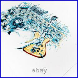 Jerry Garcia Stella Blue Limited Edition Signed Print #/500 by AJ Masthay
