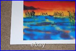 Jerry Garcia Wetlands Fine Art Lithograph Print Grateful Dead Poster #766/1000