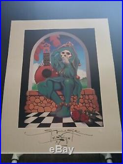 Jester Stanley Mouse Kelly Signed Embossed Lithograph 16x20 inches