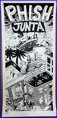 Jim Pollock JUNTA poster Mint Phish ART RARE NOT GRATEFUL DEAD EMEK OBEY
