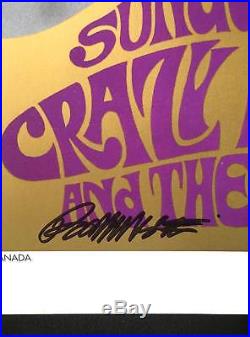 Jimi Hendrix Poster The Saville London Bob Masse Karl Ferris Signed by Both RARE