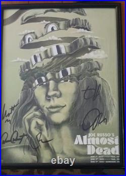 Joe Russos Almost Dead JRAD Autographed Concert Poster 2022 Red Rocks Vail