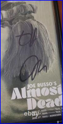 Joe Russos Almost Dead JRAD Autographed Concert Poster 2022 Red Rocks Vail