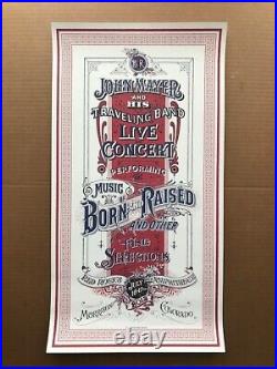 John Mayer July 16, 17th 2013 Red Rocks Ultra Rare Red Variant Poster Dead & Co
