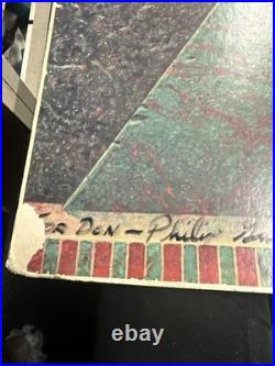 KINGFISH (BOB WEIR OF GRATEFUL DEAD) Signed In 1978 Store Display Board Poster