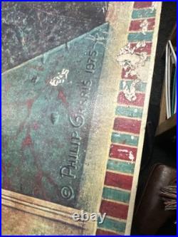 KINGFISH (BOB WEIR OF GRATEFUL DEAD) Signed In 1978 Store Display Board Poster