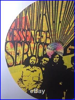 Kaleidoscope Venue QMS Concert Poster 2fer with Original Contract! SIGNED AOR