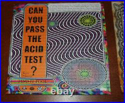 Ken Kesey Acid Test Diploma & Poster Blotter Art Print Set S/#50 Grateful Dead