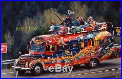 Ken Kesey riding on top of FURTHUR Bus Merry Pranksters Poster