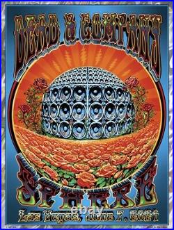 LAVA FOIL AE Mike Dubois Dead & Company Sphere Las Vegas 6/7/2024 Concert Poster