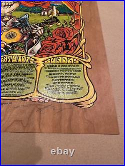 LOCKN Poster 2018 Dead & Company Wood Variant Edition AJ Masthay Signed #/100