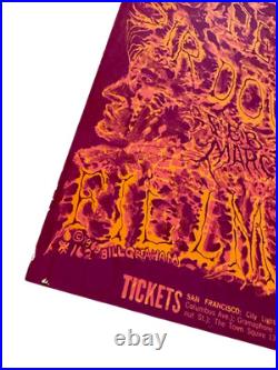 Lee Conklin / Grateful Dead Pentangle Fillmore West Poster BG 162 Signed 1969 Lee Conklin / Grateful Dead Pentangle Fillmore West Poster BG 162 Signed 1969