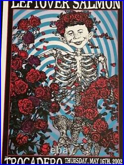 Leftover Salmon Original Concert Poster Philadelphia Grateful Dead Skull & Roses