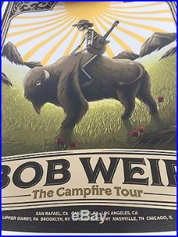 Limited Bob Weir campfire tour poster 478/700