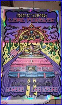 Limited Edition Dead & Company Week 7 Chris Dyer Foil Poster # 48/385