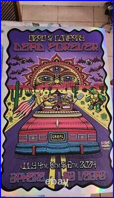 Limited Edition Dead & Company Week 7 Chris Dyer Foil Poster # 48/385