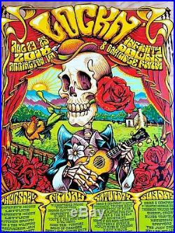 Lockn' Festival 2018 AJ Masthay Cherry Veneer Poster Dead Co Print DuBois Emek