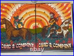 Lot Of 2 Dead & Company VIP Poster Set SPAC Saratoga AP Diptych Status Serigraph