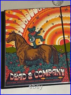 Lot Of 2 Dead & Company VIP Poster Set SPAC Saratoga AP Diptych Status Serigraph