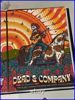 Lot Of 2 Dead & Company VIP Poster Set SPAC Saratoga AP Diptych Status Serigraph