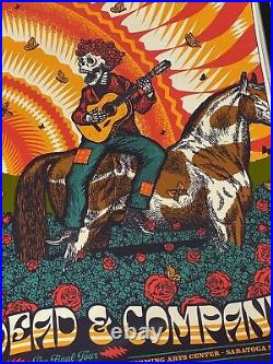 Lot Of 2 Dead & Company VIP Poster Set SPAC Saratoga AP Diptych Status Serigraph