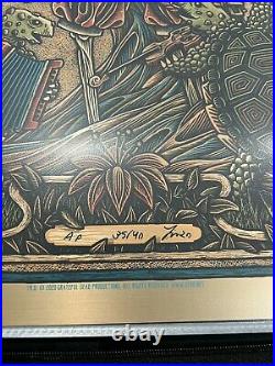 Luke Martin Grateful Dead 2 Gold Foil Signed & Numbered AP Poster Jack Straw /40