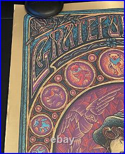 Luke Martin Grateful Dead 2 Jack Straw Gold Foil Variant Poster READ