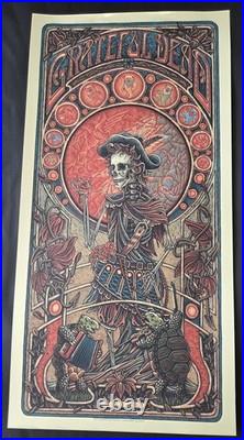 Luke Martin Grateful Dead Poster, Jack Straw, Timed BottleneckVariant