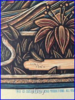 Luke Martin Grateful Dead Poster, Jack Straw, Timed BottleneckVariant