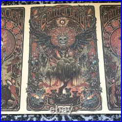 Luke Martin Grateful Dead Uncut Triptych REGULAR Bertha St Steven Jack Straw