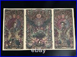 Luke Martin Grateful Dead Uncut Triptych VARIANT Bertha, St Steven, Jack Straw