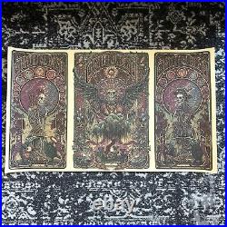 Luke Martin Grateful Dead Uncut Triptych VARIANT Bertha, St Steven, Jack Straw