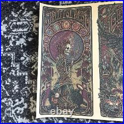 Luke Martin Grateful Dead Uncut Triptych VARIANT Bertha, St Steven, Jack Straw