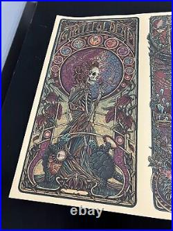 Luke Martin Grateful Dead Uncut Triptych VARIANT Bertha, St Steven, Jack Straw