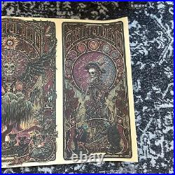 Luke Martin Grateful Dead Uncut Triptych VARIANT Bertha, St Steven, Jack Straw