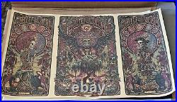 Luke Martin Grateful Dead Uncut Triptych VARIANT XX/225