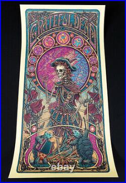 Luke Martin Jack Straw Grateful Dead Variant Edition 200 Art Print Poster BNG