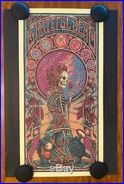 Luke Martin (Suburban Avenger) Grateful Dead Purple Variant Poster