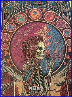 Luke Martin (Suburban Avenger) Grateful Dead Purple Variant Poster