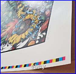 M Everett Signed & Numbered Grateful Dead Rare 1995 Tour Proof Sheet Ships Free