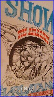 MEDICINE SHOW Charlatans Jook Savages by Rick Griffin artist Concert Poster RARE