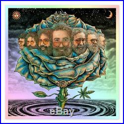 MINT EMEK Ice Blue Rose Variant AND Blotter Jerry Garcia Bicycle Day xx/25