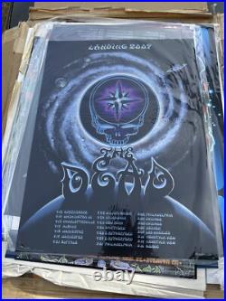 MINT & SIGNED Emek Grateful Dead 2009 Spring Tour Poster