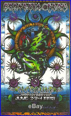 MINT & SIGNED Grateful Dead 1995 Mountain View Michael Everett Poster Ed/150
