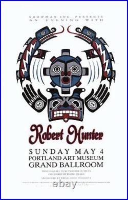 MINT & SIGNED Robert Hunter 1997 Portland Houston/King Poster 117/165