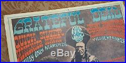March 24 25 1967 Poster Grateful Dead Quicksilverjohnny Hammond Avalon Ballroom