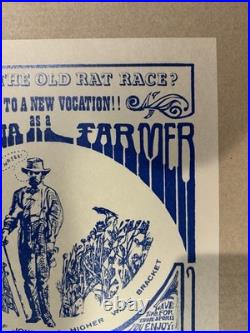 Marijuana Farmer 1961 Esoteric Poster Company Grateful Dead Fillmore Family Dog