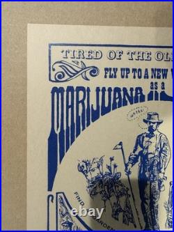 Marijuana Farmer 1961 Esoteric Poster Company Grateful Dead Fillmore Family Dog