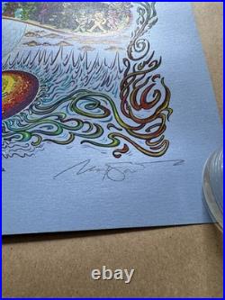 Marq Spusta Dead & Co The Sphere March 20th Light Blue Variant Poster AP #xx/60