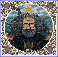 Marq Spusta Jerry Garcia Bicycle Day Ivory Color Art Print Poster Grateful Dead